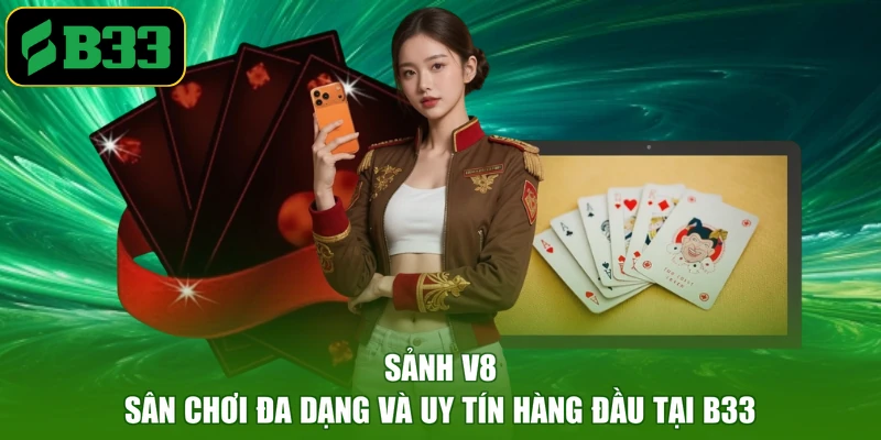 Sảnh V8 - Sân Chơi Đa Dạng Và Uy Tín Hàng Đầu Tại B33